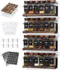 4-Tier Wall Mount Spice Rack Organizer by KitHero