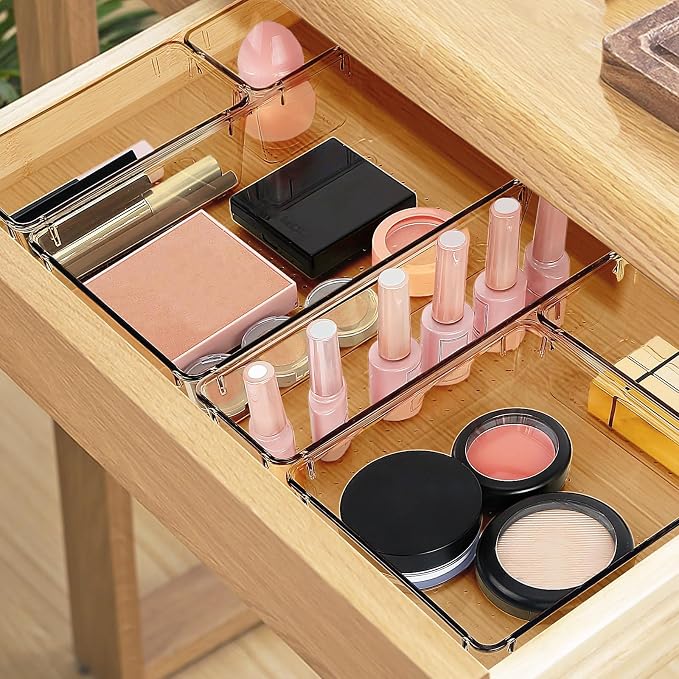 StorMiracle 16 PCS Drawer Organizer Set, 5 Varied Size Bathroom and kitchen - Image 5
