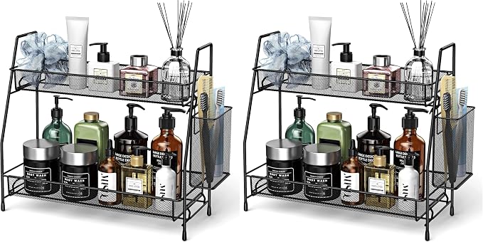 SPISPI Bathroom Organizer Countertop, Spice Rack Organizer by SPISPI