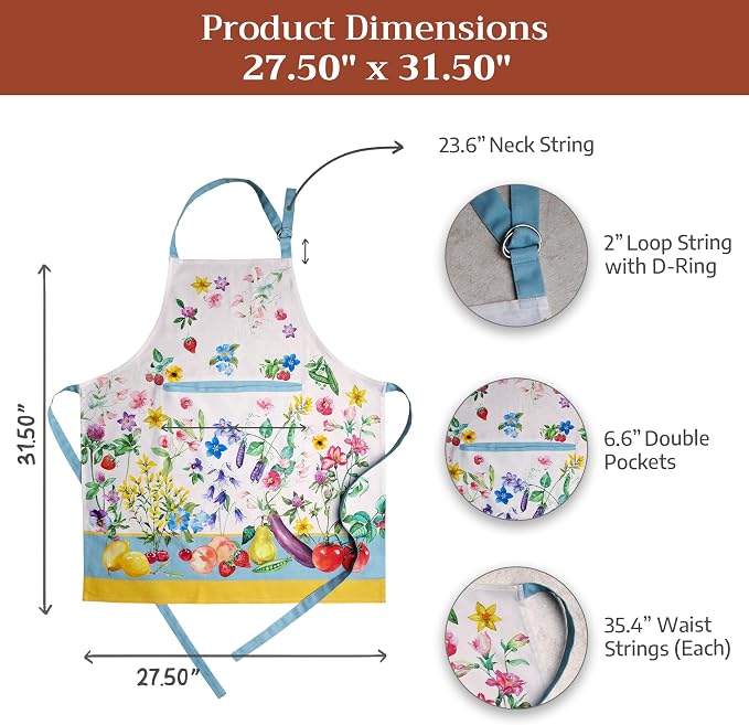 Maison d' Hermine 100% Cotton Apron - Image 7