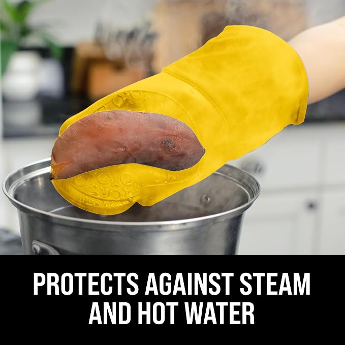 BPA-Free Soft Silicone Oven Mitts - Image 4