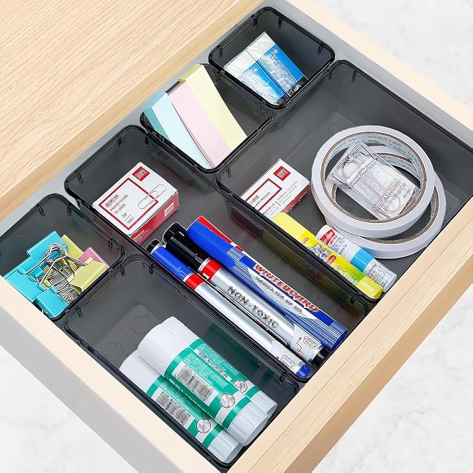 StorMiracle 23 PCS Drawer Organizer Set, 5 Varied Size Bathroom and kitchen - Image 6