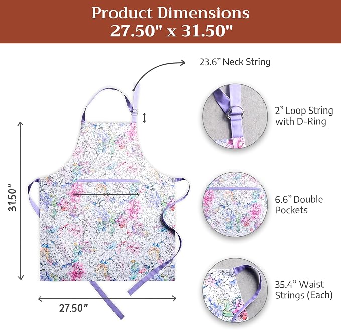 Maison d' Hermine 100% Cotton Apron - Image 7