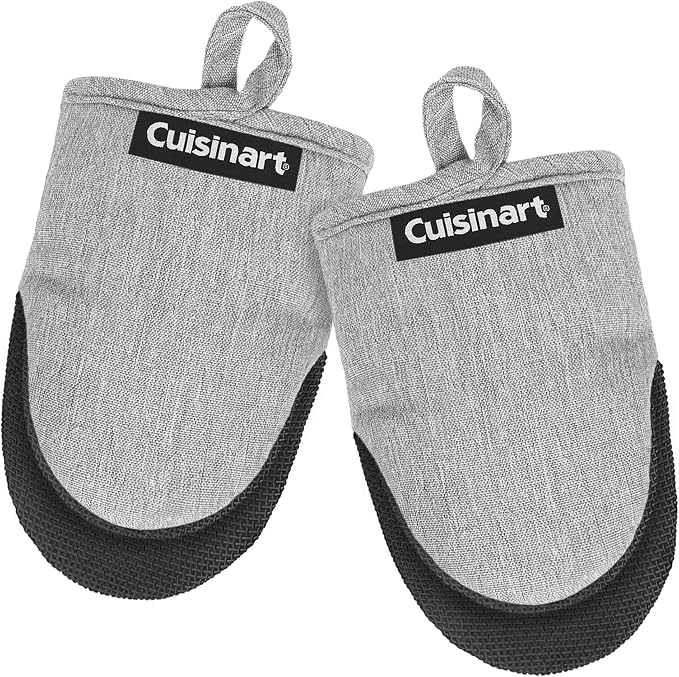 Cuisinart Mini Oven Mitts – 5.5” x 7” Heat-Resistant Kitchen Mitts by Unknown