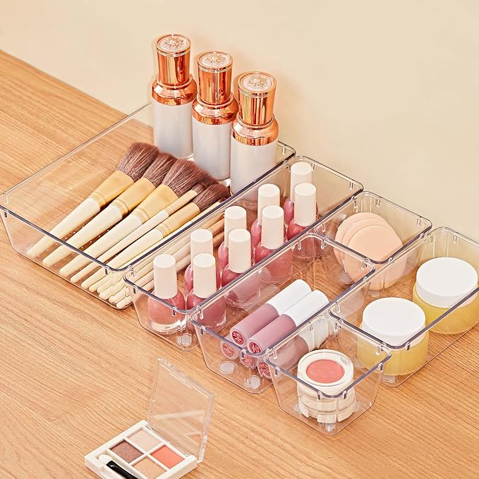 SMARTAKE 28 Piece Drawer Organizers - Image 2