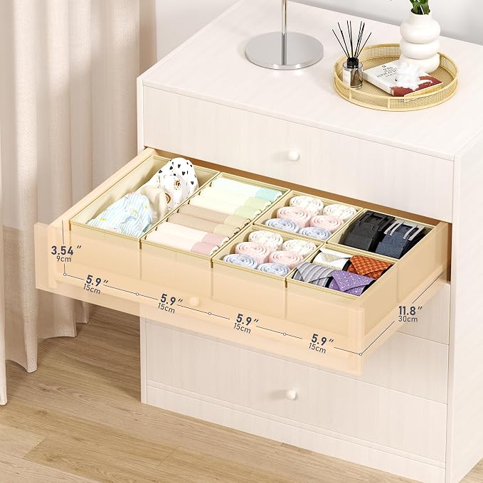 DIMJ Drawer Organizer Clothes Storage - Image 3