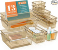 StorMiracle 13 PCS Drawer Organizer Set, 5 Varied Size Bathroom and kitchen by StorMiracle