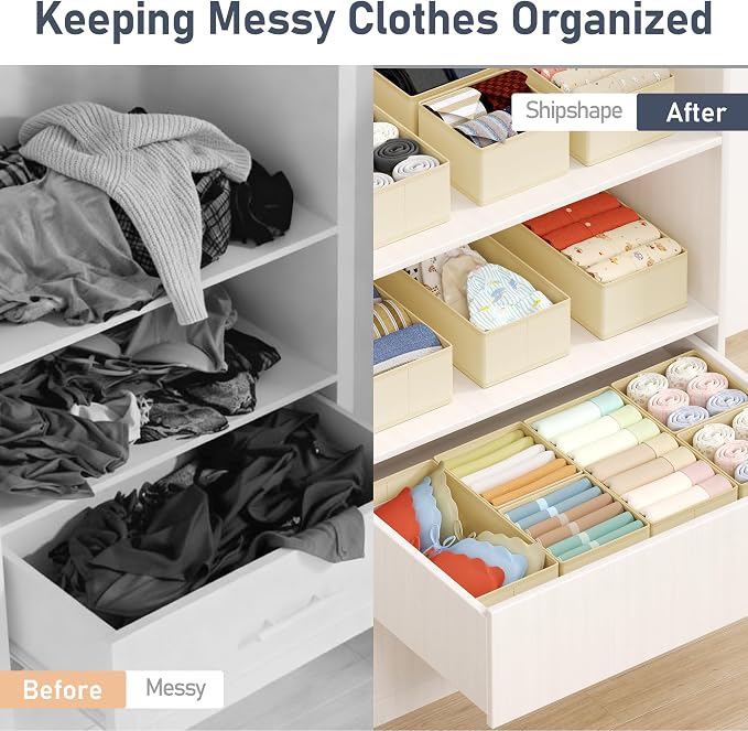 DIMJ Drawer Organizer Clothes Storage - Image 4