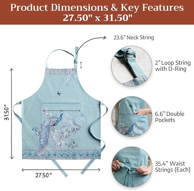 Maison d' Hermine 100% Cotton Apron - Image 5