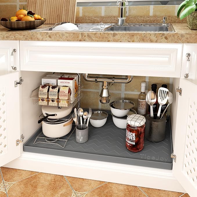 TigeJoy 34" x 22" Under Sink Mats - Image 2
