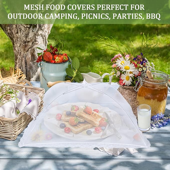ZMCINER 5 Pack Food Tents Food Covers - Image 3