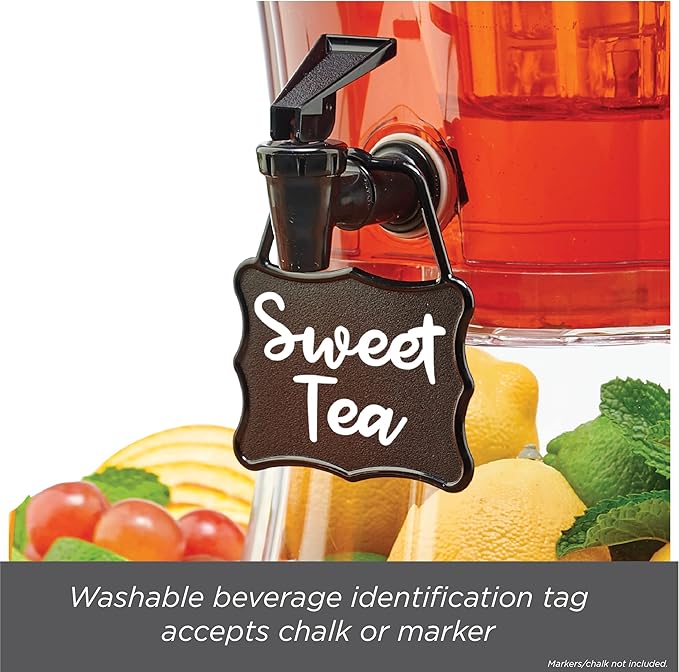 Buddeez 3.5 Gallon Clear Drink Dispenser - Image 2