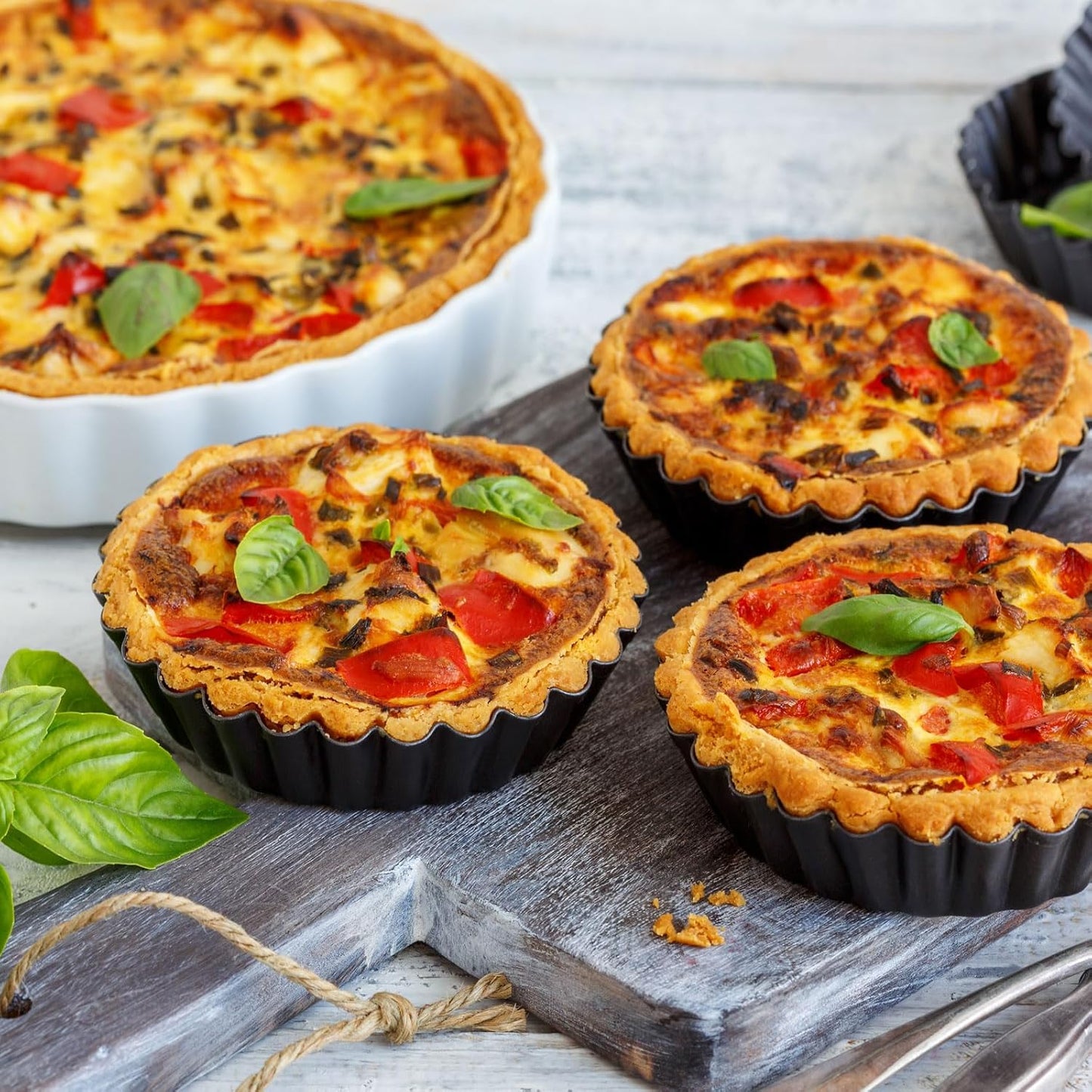 uxcell 18Pcs Silicone Cupcake Liners, Non-Stick Baking Cups, for Cooking Eggs, Baking Muffins and Make a Cake(Blue)