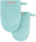 KitchenAid Asteroid Mini Oven Mitt 2-Pack Set, Mineral Water Aqua by KitchenAid