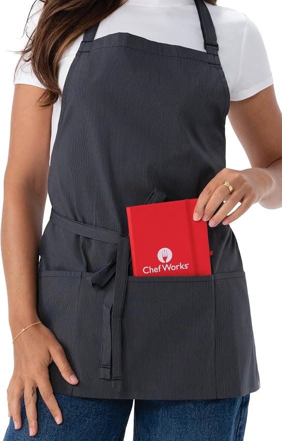 Chef Works Unisex Three Pocket Apron - Image 4