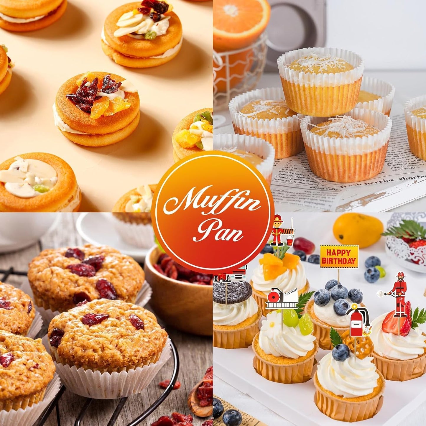 6 Cups Silicone Muffin Pans for Baking with Metal Frame, Egg Bite Molds, Cupcake Pans Regular Size, Muffin Tins Easy to Pop Nonstick Non Toxic Bakeware for Oven Dishwasher Safe