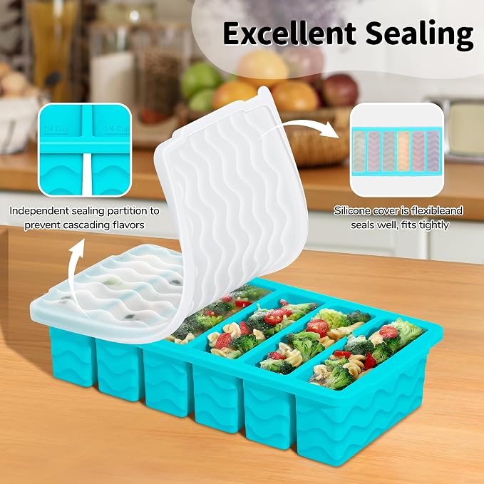 4-Pack Silicone Freezer Trays - Image 5