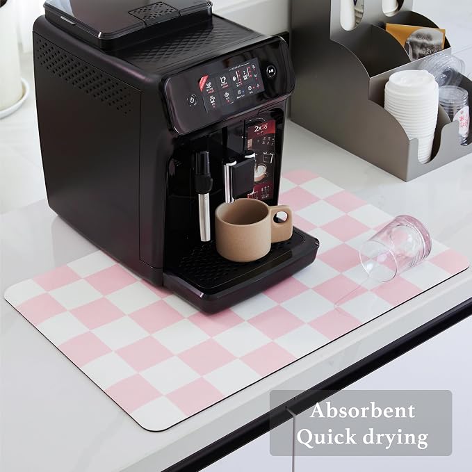 Ohocut Checkered Dish Drying Mat - Image 4