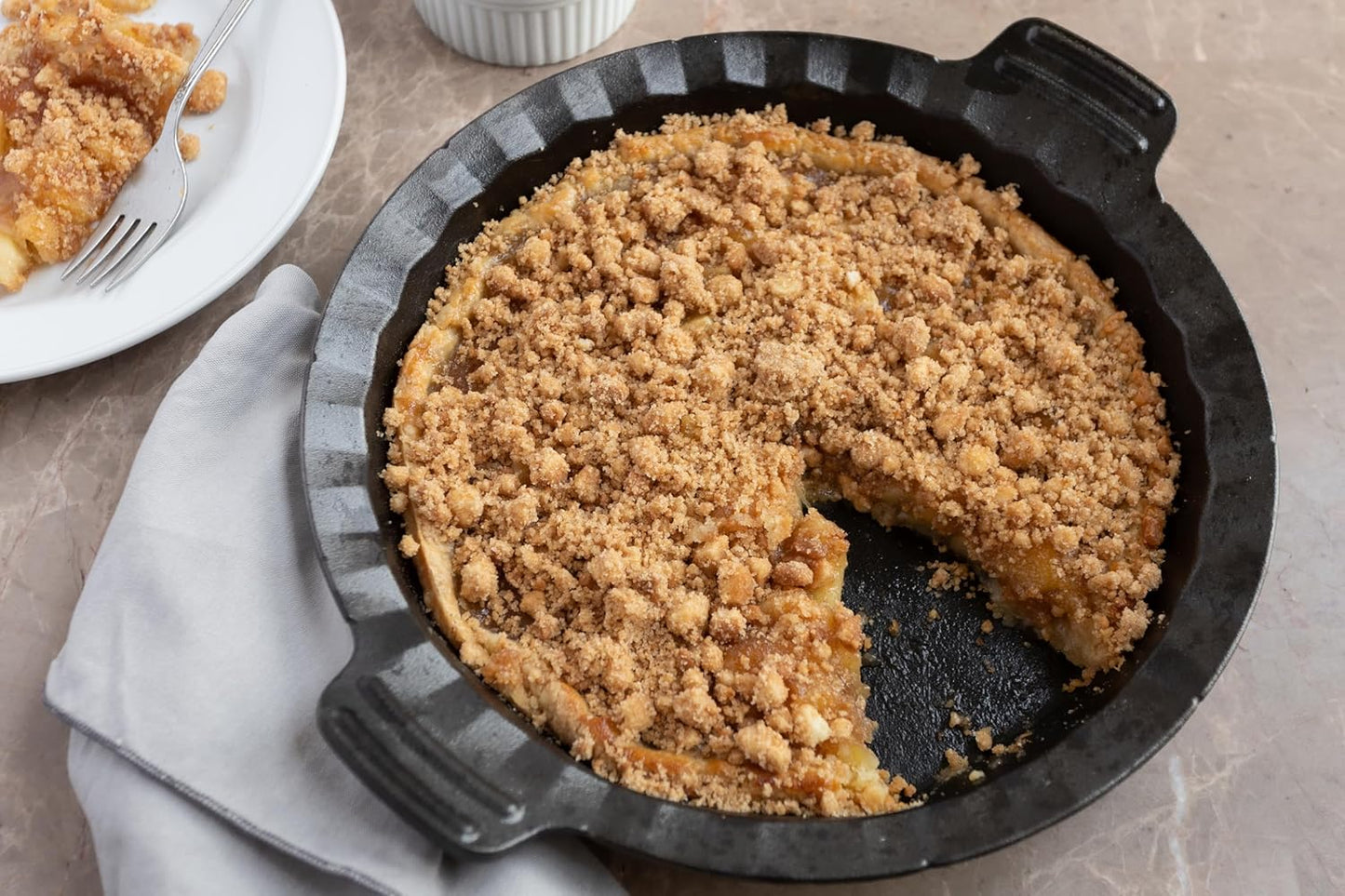 Outset Cast Iron Grill and Oven Pie Pan, 10 Inches