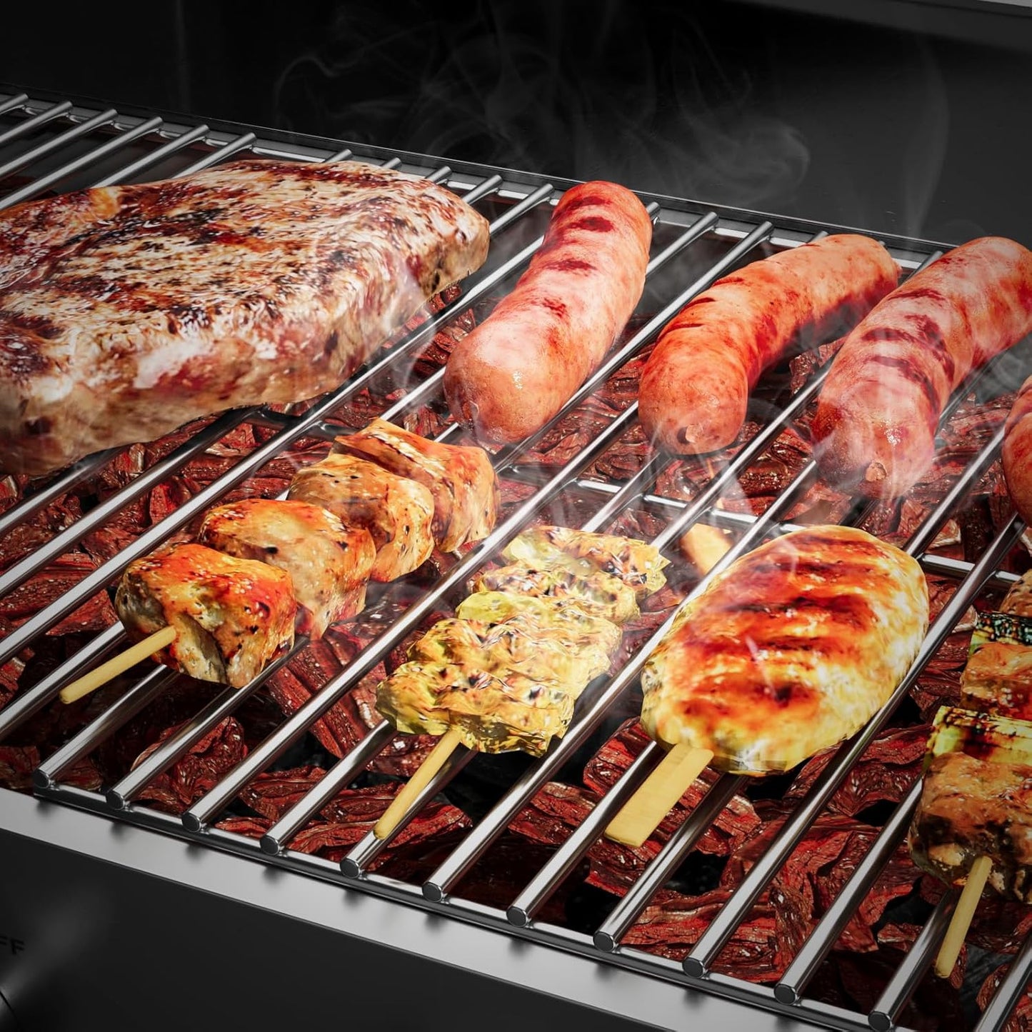 15'' Stainless Steel Grill Grate for Broil-Mate 165154 195554, Broil King Replacement Grates 986557, 9869-54, 9869-57, Signet 70, 20, 90, Crown 10, 20, 40, 90, Huntington 6666-54, Sterling1155-54