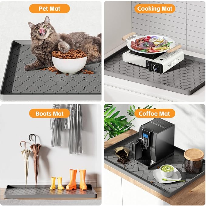 Winisok Silicone Under Sink Mat 31" x 19", kitchen Essentials and Gadgets - Image 5