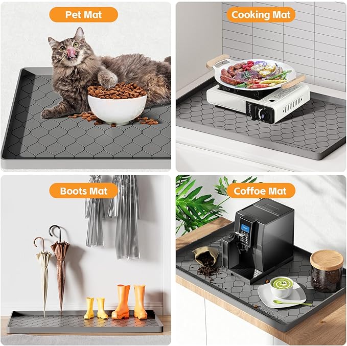 Winisok Silicone Under Sink Mat 31" x 22", kitchen Essentials and Gadgets - Image 6