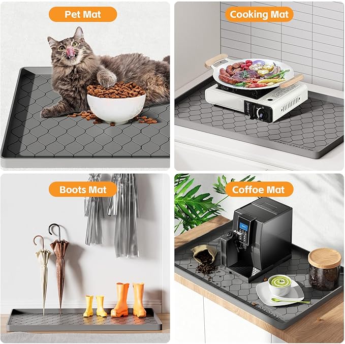 Winisok Silicone Under Sink Mat 31" x 22", kitchen Essentials and Gadgets - Image 6