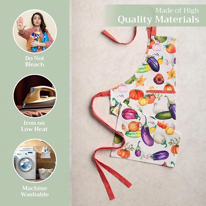 Maison d' Hermine 100% Cotton Apron - Image 3