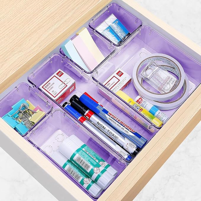 StorMiracle 10 PCS Drawer Organizer Set, 4 Varied Size Bathroom and kitchen - Image 5