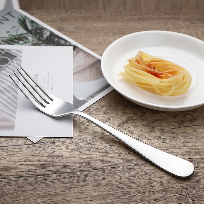 Amazon Basics Stainless Steel Dinner Forks - Image 6