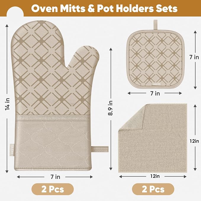Oven Mitts and Pot Holders Set - Image 2