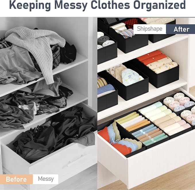 DIMJ Drawer Organizer Clothes Storage - Image 4