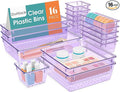 StorMiracle 16 PCS Drawer Organizer Set, 5 Varied Size Bathroom and kitchen by StorMiracle