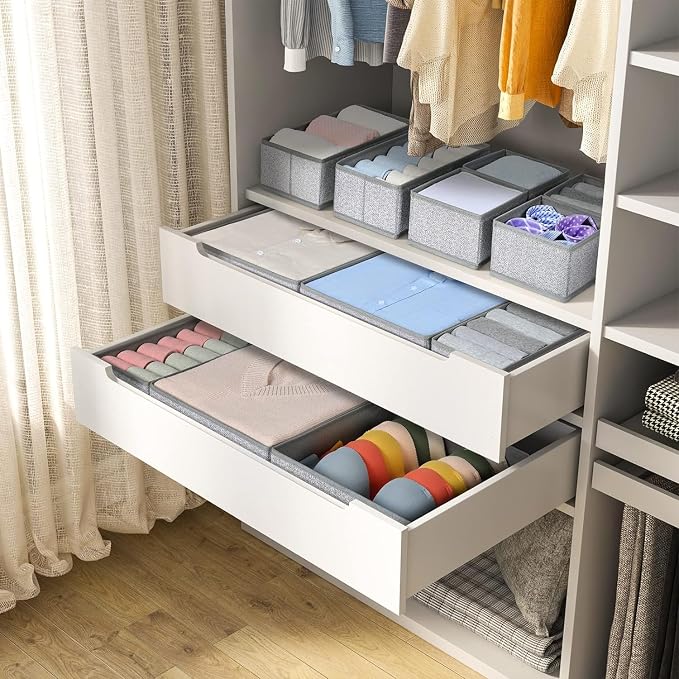DIMJ Drawer Organizer Clothes 15 Pack - Image 5