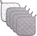 Pot Holders Cotton Made Machine Washable Heat Resistant Potholder, Pot Holder by Joyhalo