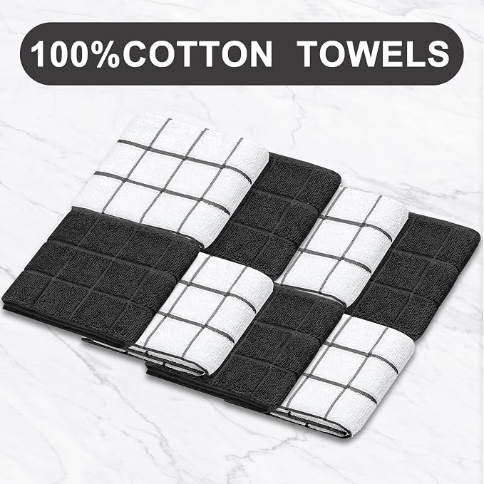 Oven Mitts Kitchen Towels and Dishcloths Pot Holders Sets, Oven Gloves Kitchen - Image 5