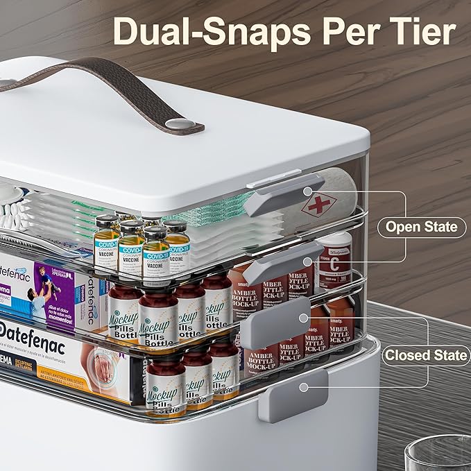 CTIME 4-Tier XL Medicine Organizer - Image 5