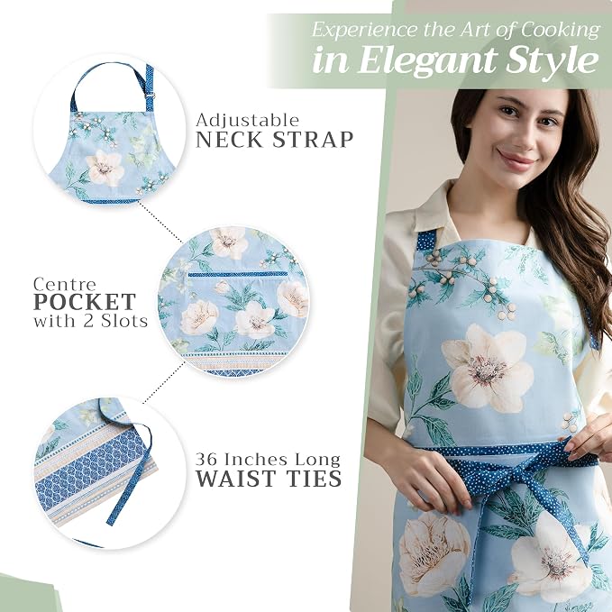 Maison d' Hermine 100% Cotton Apron - Image 5