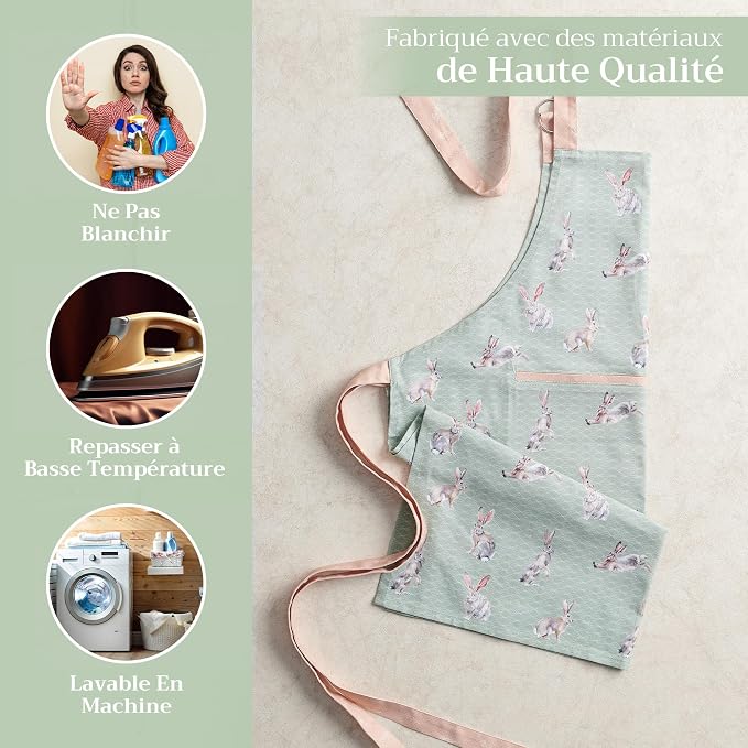 Maison d' Hermine 100% Cotton Apron - Image 3
