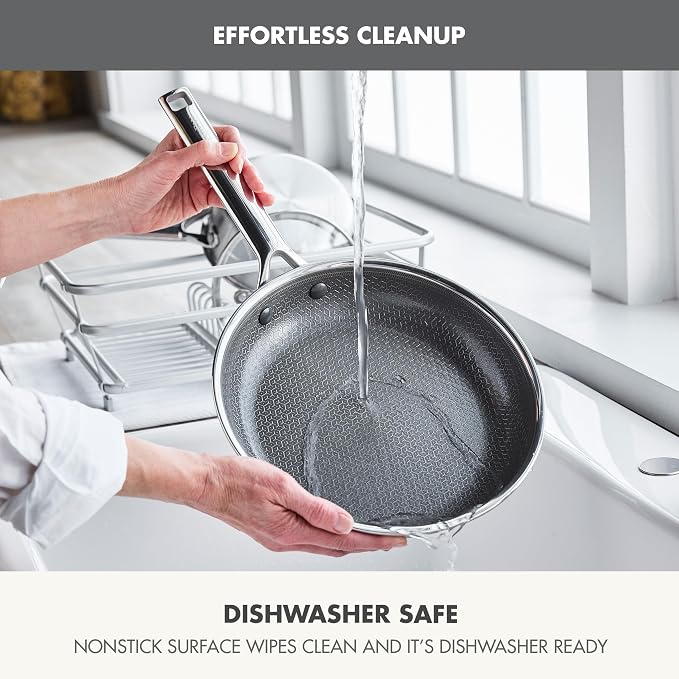GreenPan Hybrid 12” Nonstick Stainless Steel Frying Pan - Image 8