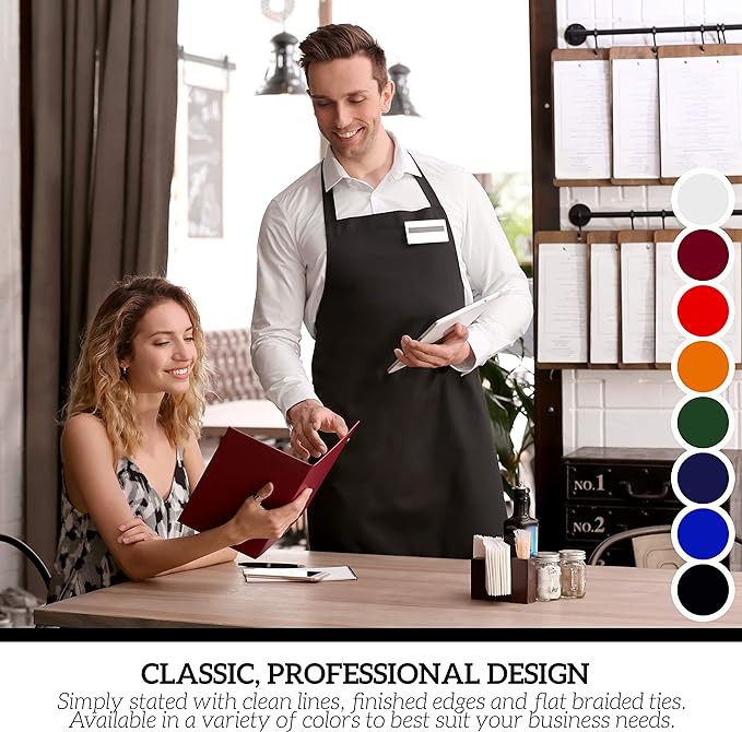 GREEN LIFESTYLE 120 Pack Bib Aprons - Image 6