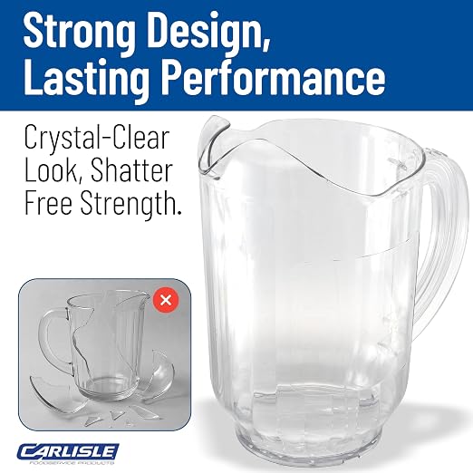 Carlisle FoodService Products Versapour Clear Pitcher Tall Pitcher - Image 7