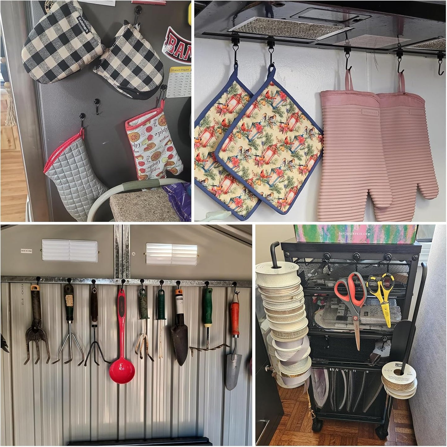 LOVIMAG Hooks, 30lbs+ Magnetic Magnet Hook 2025 Cruise Cabin Ship Essentials Heavy Duty Strong Refrigerator Fridge Hanging for Classroom Beach Vacation Kitchen Grills Home Mug Hanger (6 Pack)