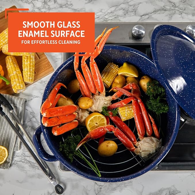 IMUSA USA Enamel Steamer Pot - Image 5