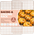 2 PCS Cooling Racks for Cooking and Baking, 14.8x10 Inches Stainless Steel by Unknown