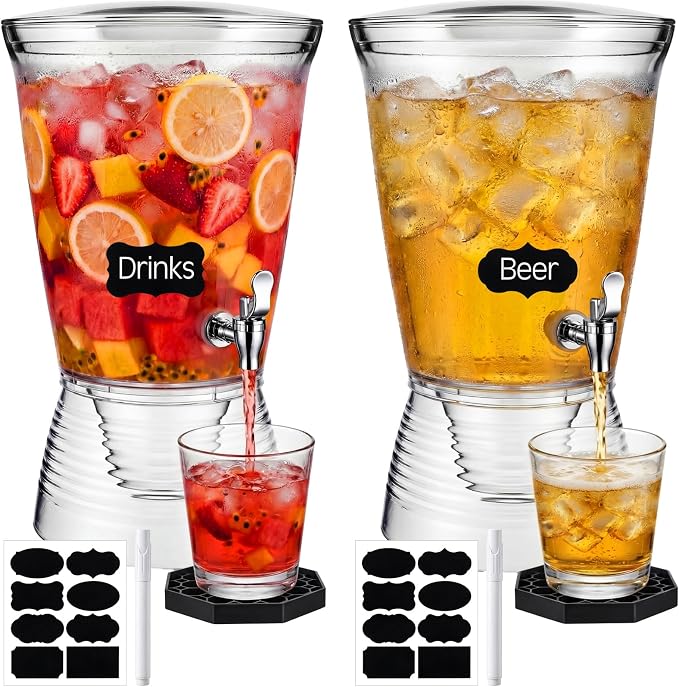 Nuenen 2 Sets of 2.6 Gallon Beverage Dispensers - Image 7