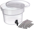 Carlisle FoodService Products Round Beverage Dispenser Drink Dispenser by CarlisleFoodServiceProducts