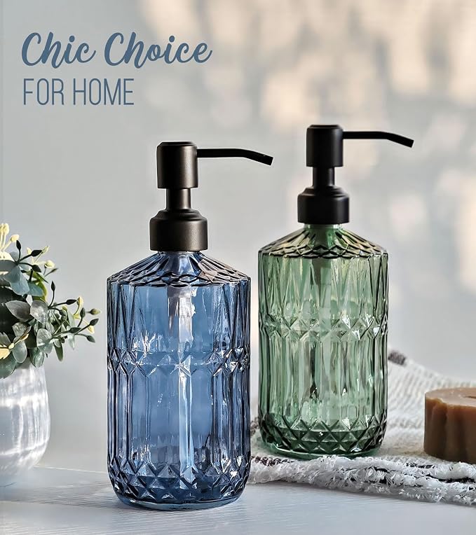JASAI 18Oz Blue Soap Dispenser - Image 7
