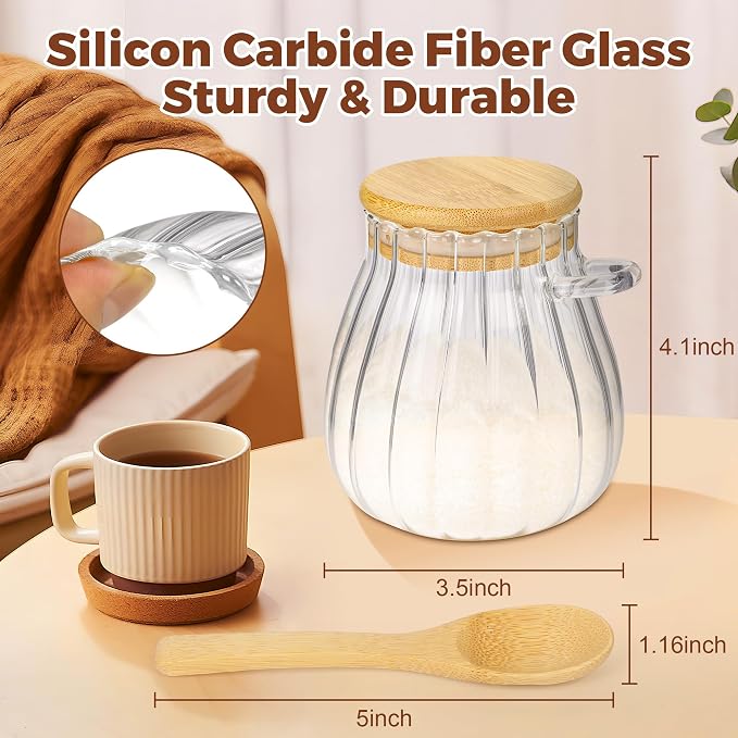 holoith 2Pcs Sugar Container - Image 3
