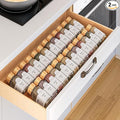 MUDEELA Clear Spice Drawer Organizer, 2 Tier by MUDEELA